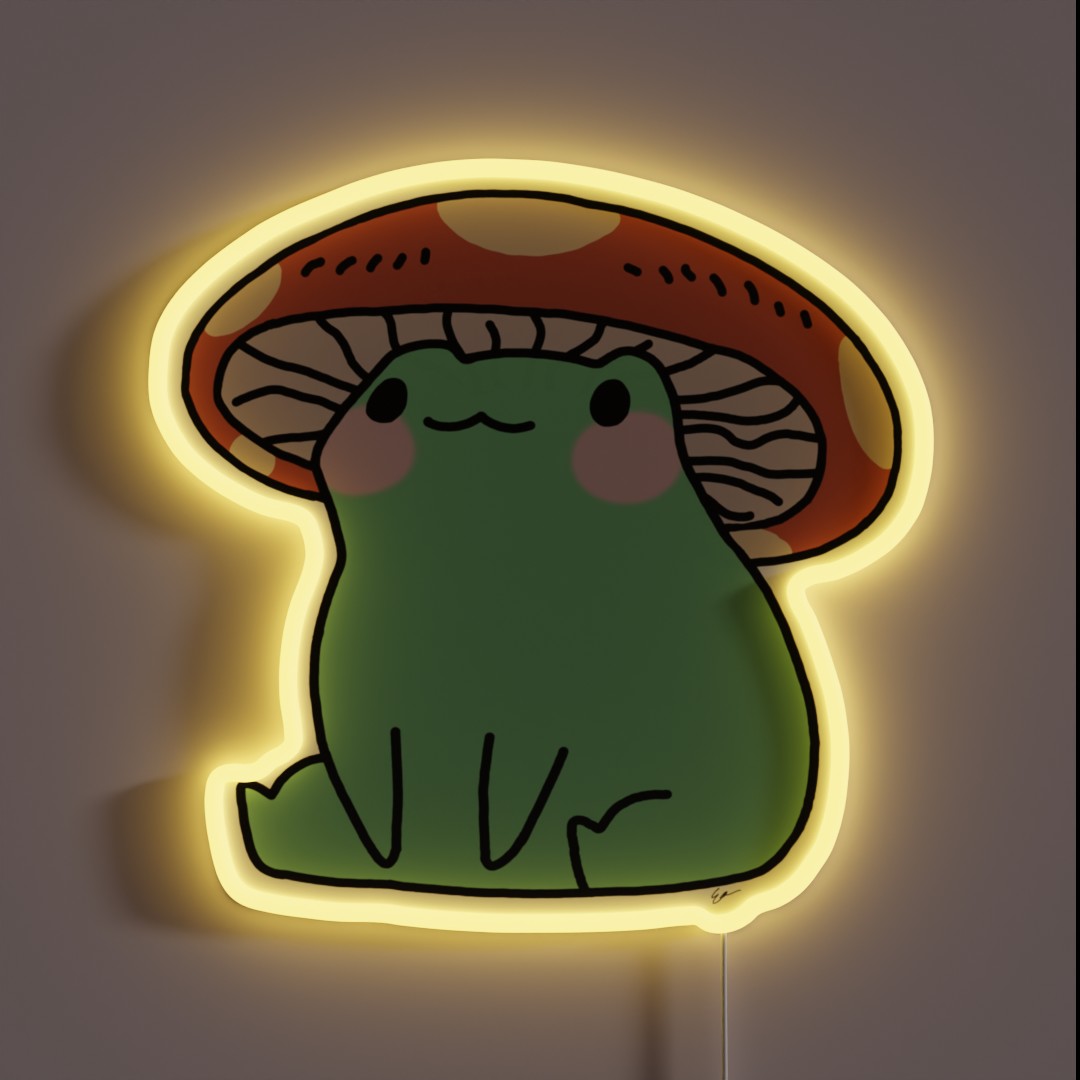 Mushroom Frog RGB Neon Sign Mushroom Frog RGB Neon Sign