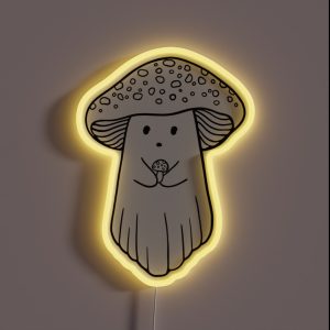 Mushroom Ghost RGB Neon Sign Mushroom Ghost RGB Neon Sign