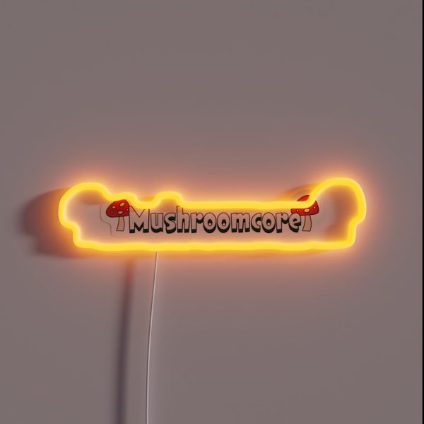 Mushroomcore RGB Neon Sign