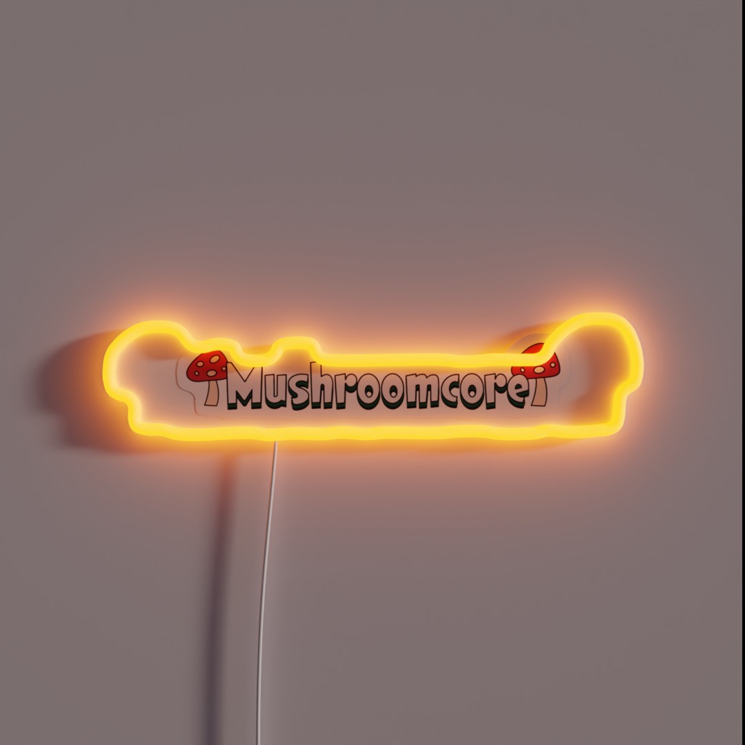 Mushroomcore RGB Neon Sign Mushroomcore RGB Neon Sign