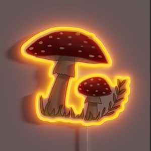 Mushrooms RGB Neon Sign