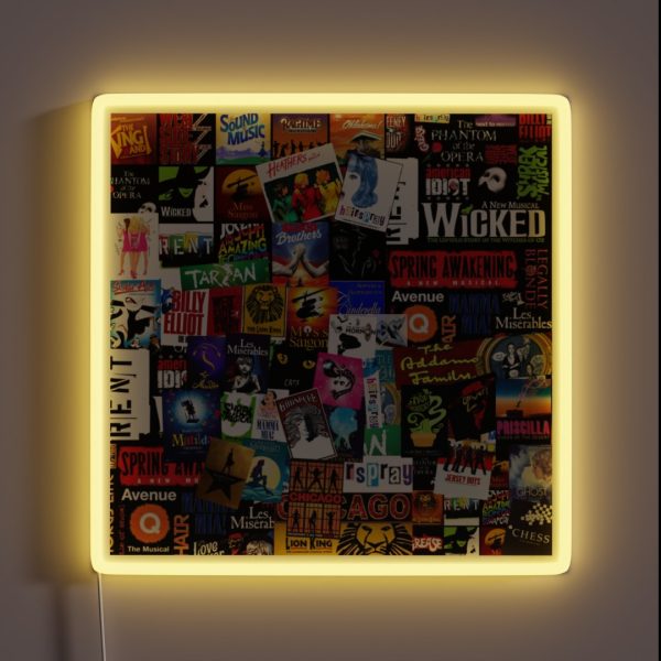 Musicals Collage II Original RGB Neon Sign