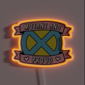 Mutant And Proud Mavel RGB Neon Sign Mutant And Proud Mavel RGB Neon Sign