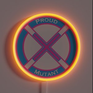 Mutant And Proud W Text RGB Neon Sign Mutant And Proud W Text RGB Neon Sign