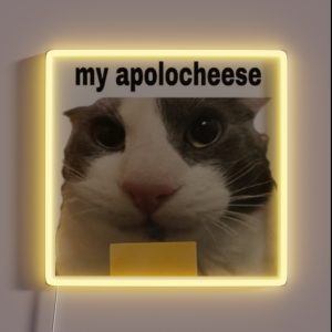 My Apolocheese Cat RGB Neon Sign My Apolocheese Cat RGB Neon Sign