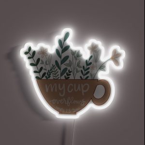 My Cup Overflows Psalm 23 5 RGB Neon Sign My Cup Overflows Psalm 23 5 RGB Neon Sign
