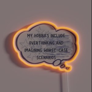 My Hobbies Funny Relatable Meme RGB Neon Sign My Hobbies Funny Relatable Meme RGB Neon Sign