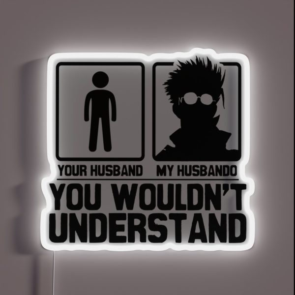 My Husbando Vash The Stampede RGB Neon Sign