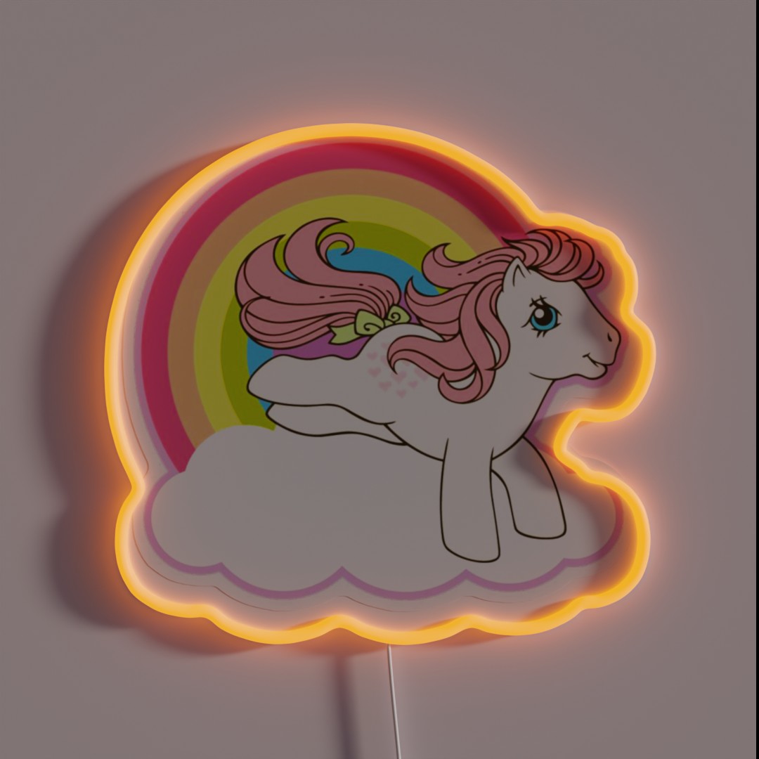 My Little Pony Classic Old Logo RGB Neon Sign My Little Pony Classic Old Logo RGB Neon Sign