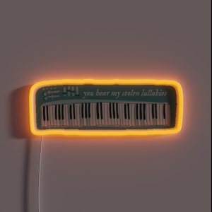 My Tears Ricochet Taylor Swift Record RGB Neon Sign