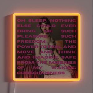 My Year Of Rest And Relaxation RGB Neon Sign