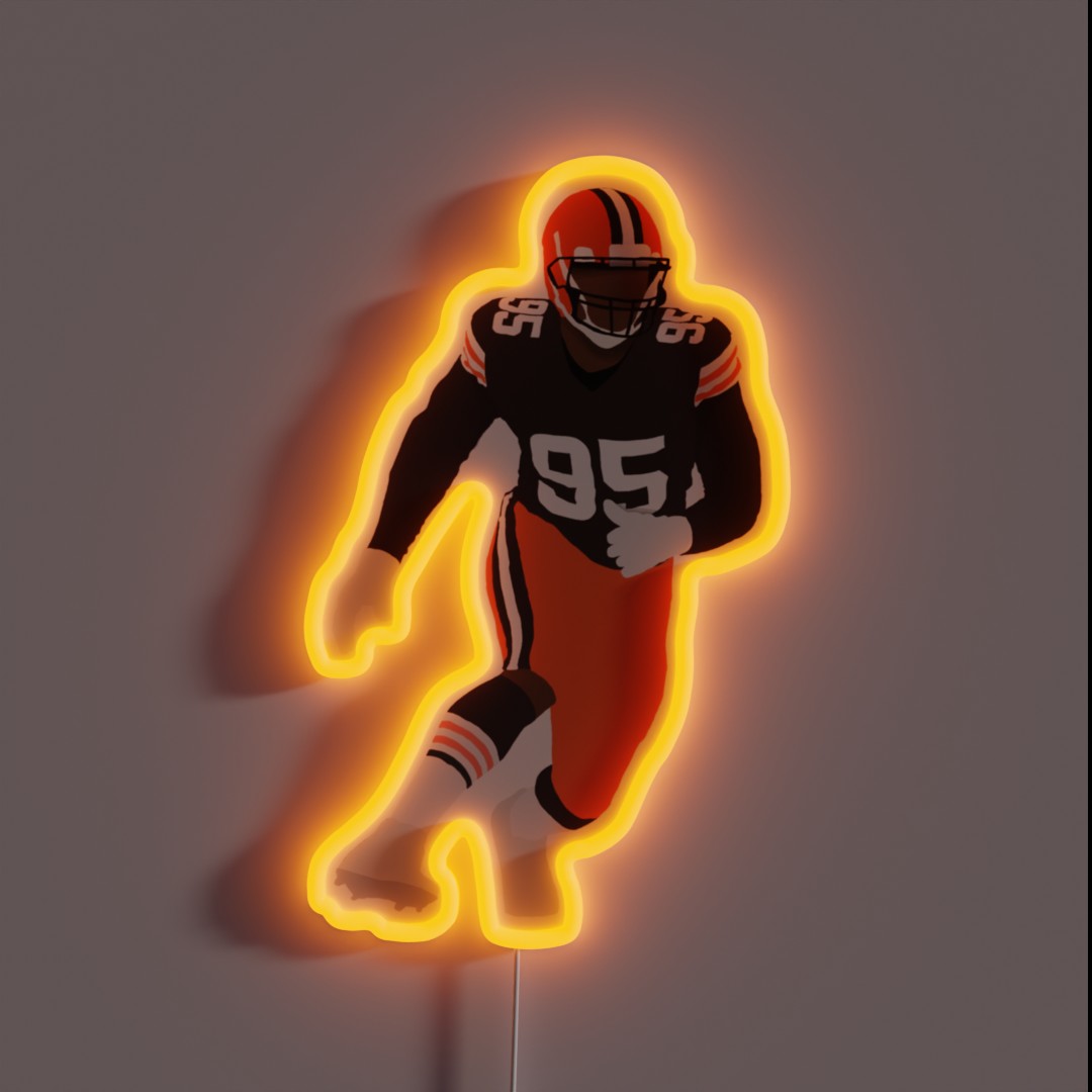 Myles Garrett RGB Neon Sign Myles Garrett RGB Neon Sign
