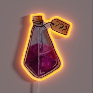 Mystery Potion Bottle RGB Neon Sign