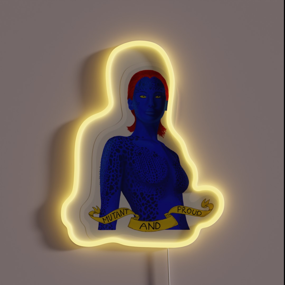 Mystique Mutant RGB Neon Sign Mystique Mutant RGB Neon Sign