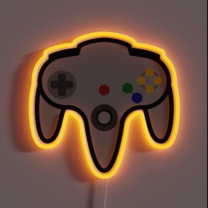 N64 Controller RGB Neon Sign