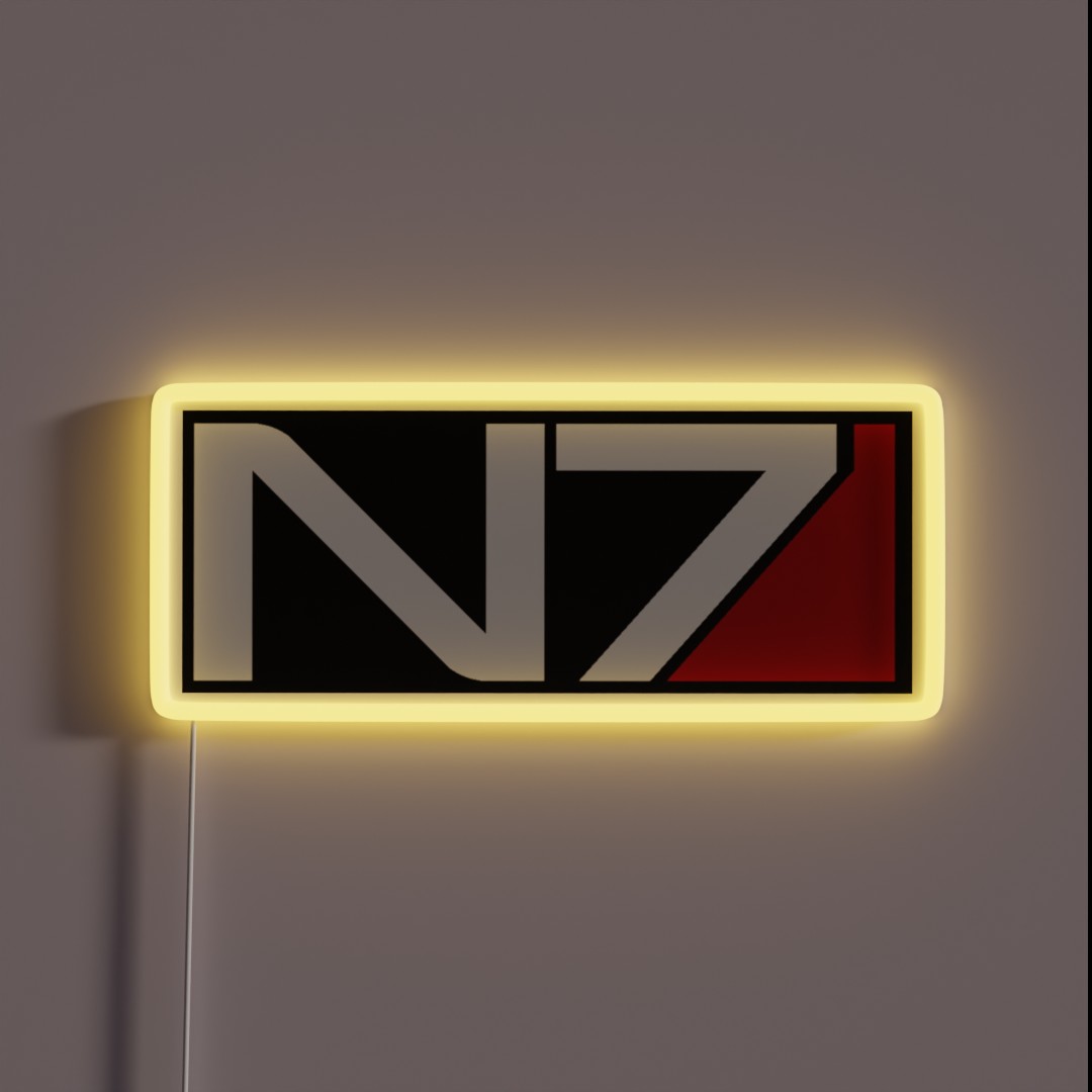 N7 Black RGB Neon Sign N7 Black RGB Neon Sign