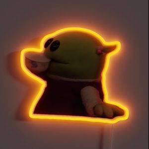 Nanalan Mona Sips Tea RGB Neon Sign