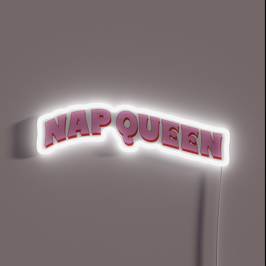 NAP QUEEN RGB Neon Sign NAP QUEEN RGB Neon Sign
