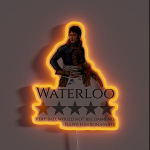 Napoleon Bonaparte History Of France Battle Of Waterloo RGB Neon Sign