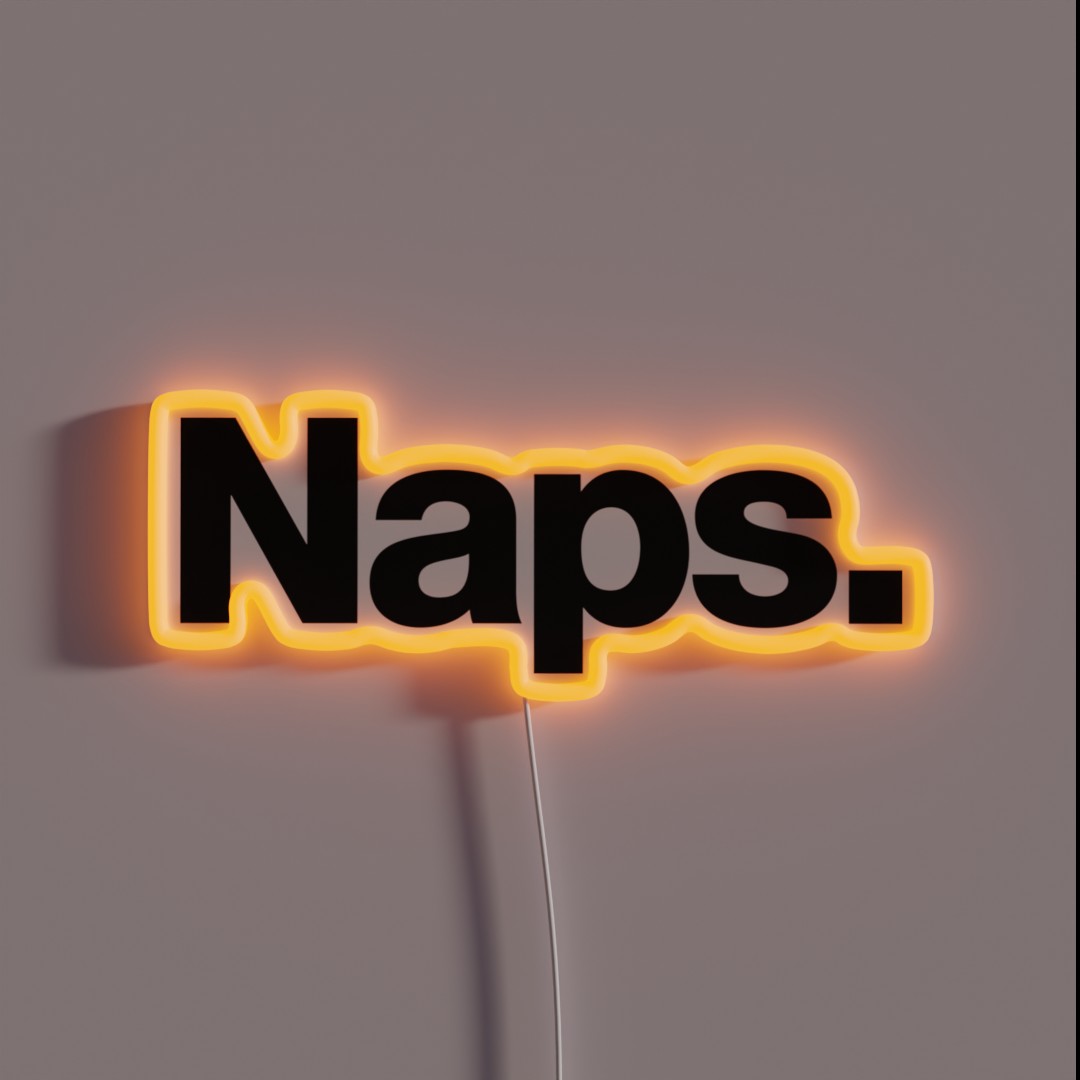 Naps RGB Neon Sign Naps RGB Neon Sign