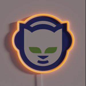 Napster Logo RGB Neon Sign