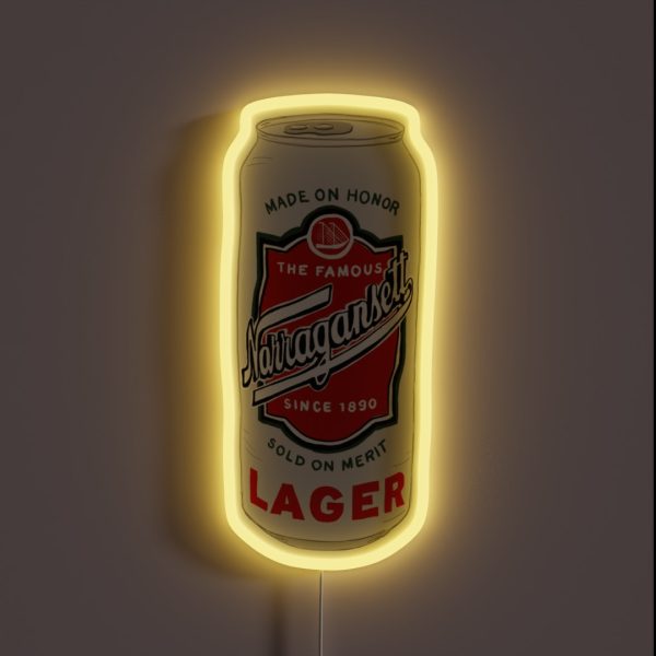 Narragansett Beer Logo RGB Neon Sign
