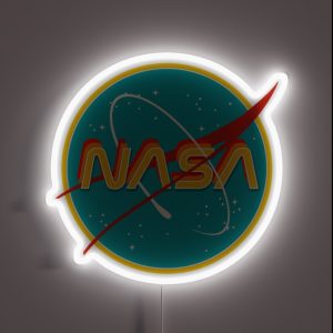 NASA RETRO RGB Neon Sign NASA RETRO RGB Neon Sign