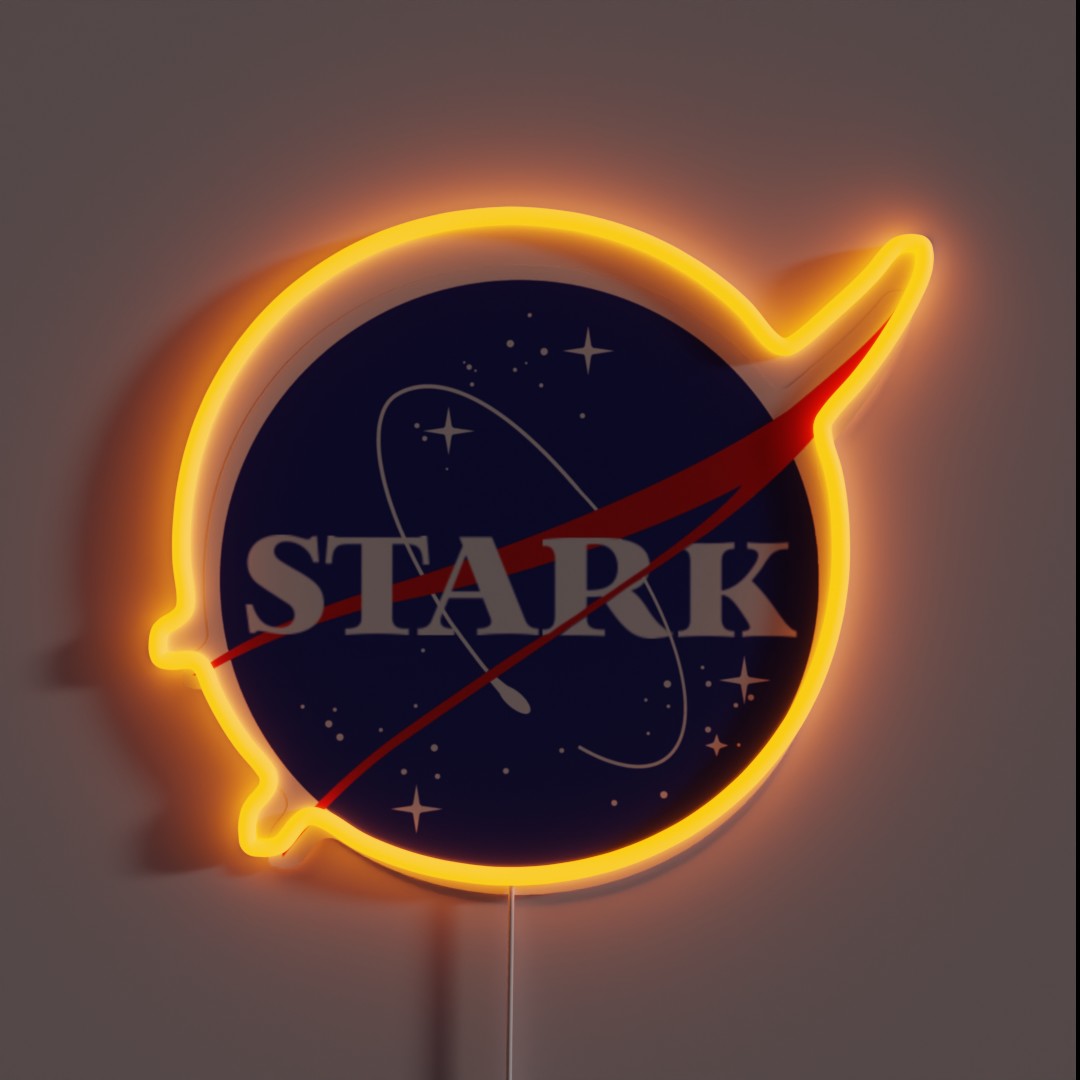 NASA Stark RGB Neon Sign NASA Stark RGB Neon Sign