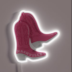 Nashville Boots RGB Neon Sign Nashville Boots RGB Neon Sign