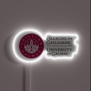 National University Of Galway NUIG RGB Neon Sign National University Of Galway NUIG RGB Neon Sign