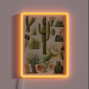 Naturalist Cacti RGB Neon Sign