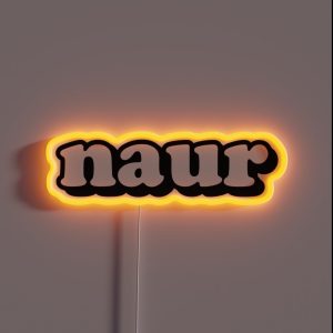 Naur RGB Neon Sign Naur RGB Neon Sign