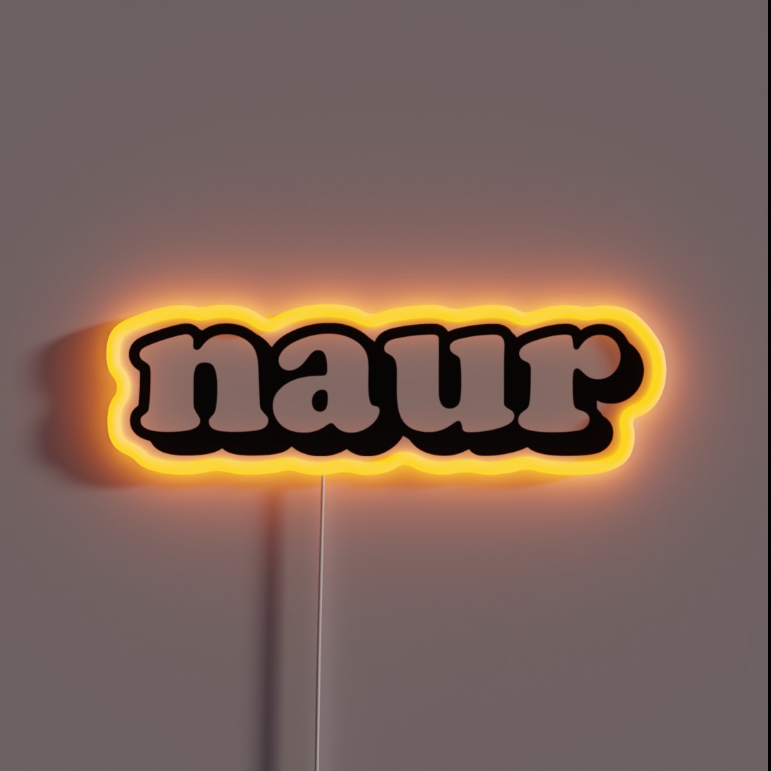 Naur RGB Neon Sign Naur RGB Neon Sign