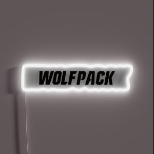 NC State Wolfpack RGB Neon Sign