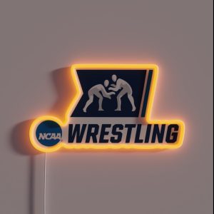 Ncaa Wrestling RGB Neon Sign