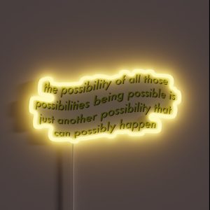 NCT Mark Lee Possibility RGB Neon Sign