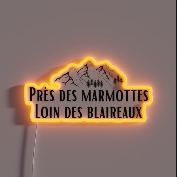 Near Marmots RGB Neon Sign