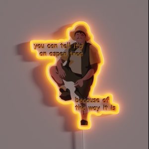 Neature Aspen Tree RGB Neon Sign