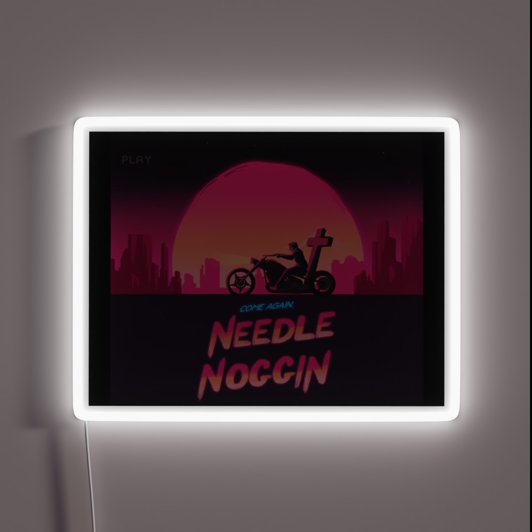Needle Noggin RGB Neon Sign Needle Noggin RGB Neon Sign