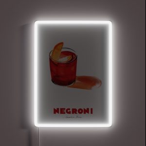 Negroni Cocktail RGB Neon Sign Negroni Cocktail RGB Neon Sign