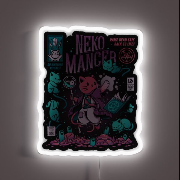 Nekomancer RGB Neon Sign