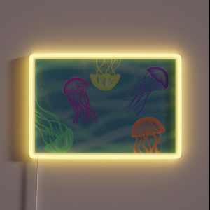 Neon Jellyfish RGB Neon Sign