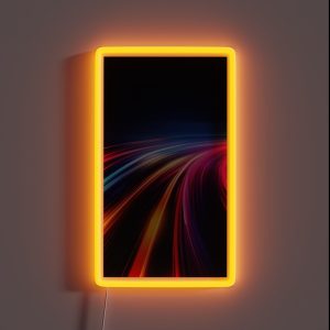 Neon Light Trails RGB Neon Sign