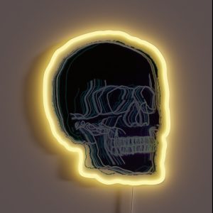 Neon Trippy Skull RGB Neon Sign Neon Trippy Skull RGB Neon Sign