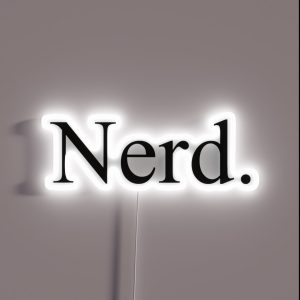 Nerd RGB Neon Sign Nerd RGB Neon Sign