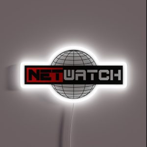 Netwatch Cyber Security IT Globe Label RGB Neon Sign