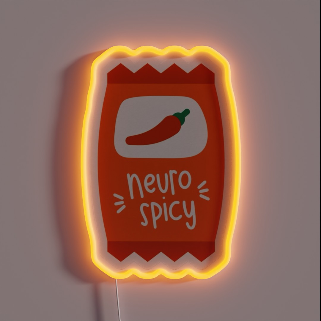 Neurospicy RGB Neon Sign Neurospicy RGB Neon Sign