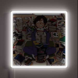 Never Too Much Manga And Anime Otaku No Video Anime RGB Neon Sign