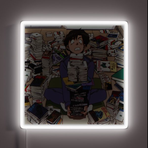 Never Too Much Manga And Anime Otaku No Video RGB Neon Sign
