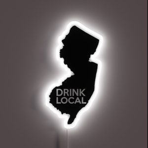 New Jersey Drink Local NJ RGB Neon Sign